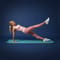 Reverse Plank Leg Lift